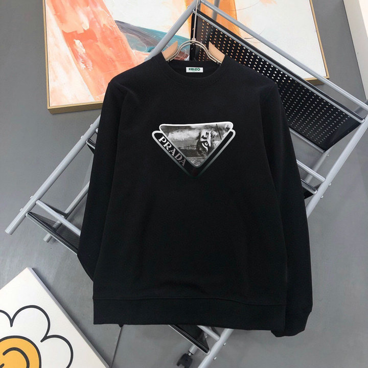 プラダ PRADA MS-WYPD22006　2022年秋冬最新入荷 パーカー スウェットシャツ ロングスリーブ トップス 長袖 クルーネック カジュアル