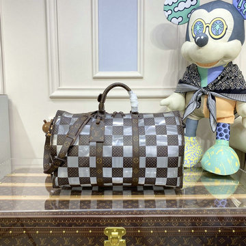 ルイヴィトン LOUISVUITTON 057-M20864　2022年最新入荷 キーポル バンドリエール 50 トートバッグ 旅行かばん トラベルバッグ 機内持ち込み ボストンバッグ