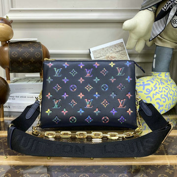 ルイヴィトン LOUISVUITTON 057-M21353　2022年最新入荷 クッサン PM 斜め掛け ショルダーバッグ クロスボディバッグ ウィメンズバッグ ラムレザー
