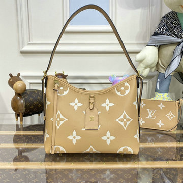 ルイヴィトン LOUISVUITTON 057-M46288X　2022年最新入荷 キャリーオール ジップ NM PM ホーボーバッグ ハンドバッグ ポーチ付き トートバッグ レディースかばん
