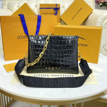 ルイヴィトン LOUISVUITTON 057-M57790EK　2022年最新入荷 クッサン PM 斜め掛け ショルダーバッグ クロスボディバッグ ウィメンズバッグ ラムレザー