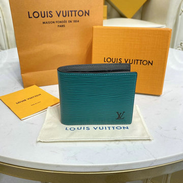 ルイヴィトン LOUISVUITTON 057-M81370　2022年最新入荷 ポルトフォイユ ミュルティプル 二つ折り短財布 ショートウォレット 札入れ カードポケット エピレザー