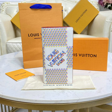 ルイヴィトン LOUISVUITTON 057-M81403C　2022年最新入荷 ポルトフォイユ ブラザ 二つ折り長財布 ロングウォレット 札入れ カードポケット レザー