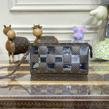 商品名称：ルイヴィトン LOUISVUITTON 057-M81588　2022年最新入荷 スタンド ポーチ ストラップ付き 手持ちかばん クラッチバッグ ビジネスバッグ キャンバス