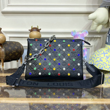 ルイヴィトン LOUISVUITTON 057-M57790C　2022年最新入荷 クッサン PM 斜め掛け ショルダーバッグ クロスボディバッグ ウィメンズバッグ ラムレザー