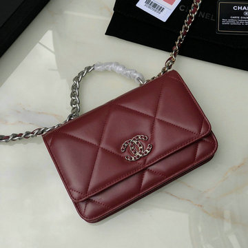 シャネル CHANEL CC-CH0957NJH　2021年最新入荷 19 チェーンウォレット フラップバッグ 斜め掛け ショルダーバッグ クロスボディバッグ レディースかばん
