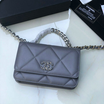 シャネル CHANEL CC-CH0957NQH　2021年最新入荷 19 チェーンウォレット フラップバッグ 斜め掛け ショルダーバッグ クロスボディバッグ レディースかばん