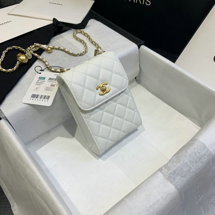 シャネル CHANEL CC-CH1448BS　2022年最新入荷 フォンケース 携帯ケース 斜め掛け ショルダーバッグ フラップバッグ レディースかばん クロスボディバッグ