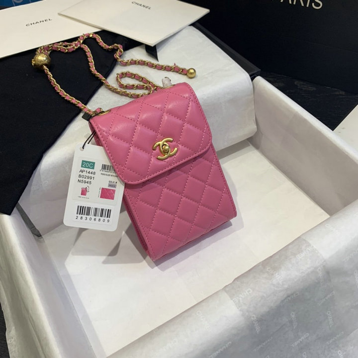 シャネル CHANEL CC-CH1448FH　2022年最新入荷 フォンケース 携帯ケース 斜め掛け ショルダーバッグ フラップバッグ レディースかばん クロスボディバッグ