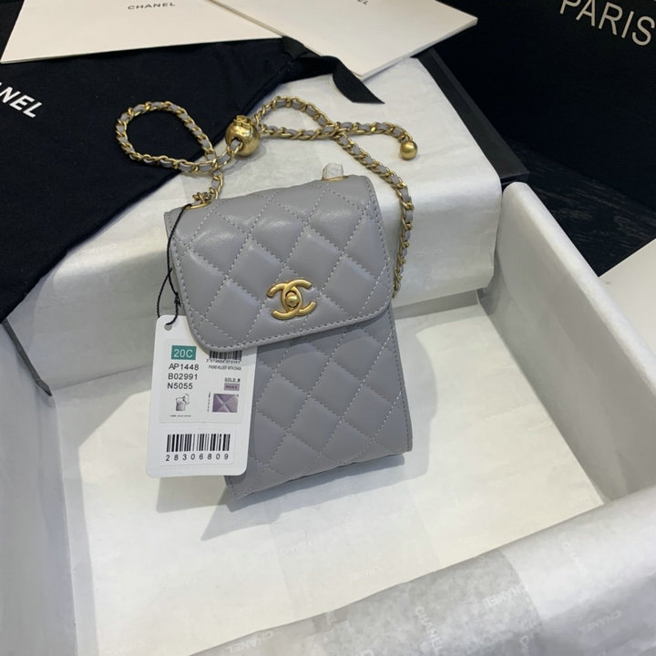 シャネル CHANEL CC-CH1448QH　2022年最新入荷 フォンケース 携帯ケース 斜め掛け ショルダーバッグ フラップバッグ レディースかばん クロスボディバッグ