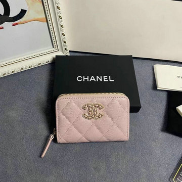 シャネル CHANEL CC-CH2738QJFH　2022年最新入荷 ジッピーウォレット ショートウォレット コインケース ファスナー短財布 カードケース キャビアスキン