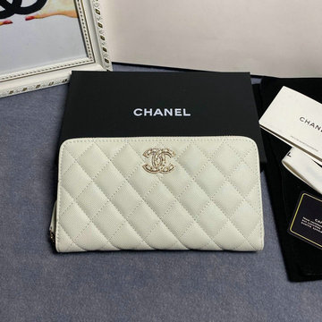 シャネル CHANEL CC-CH2739QBS　2022年最新入荷 ジッピーウォレット ロングウォレット ファスナー長財布 カードケース 小銭入れ キャビアスキン