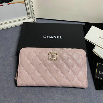 シャネル CHANEL CC-CH2739QFH　2022年最新入荷 ジッピーウォレット ロングウォレット ファスナー長財布 カードケース 小銭入れ キャビアスキン