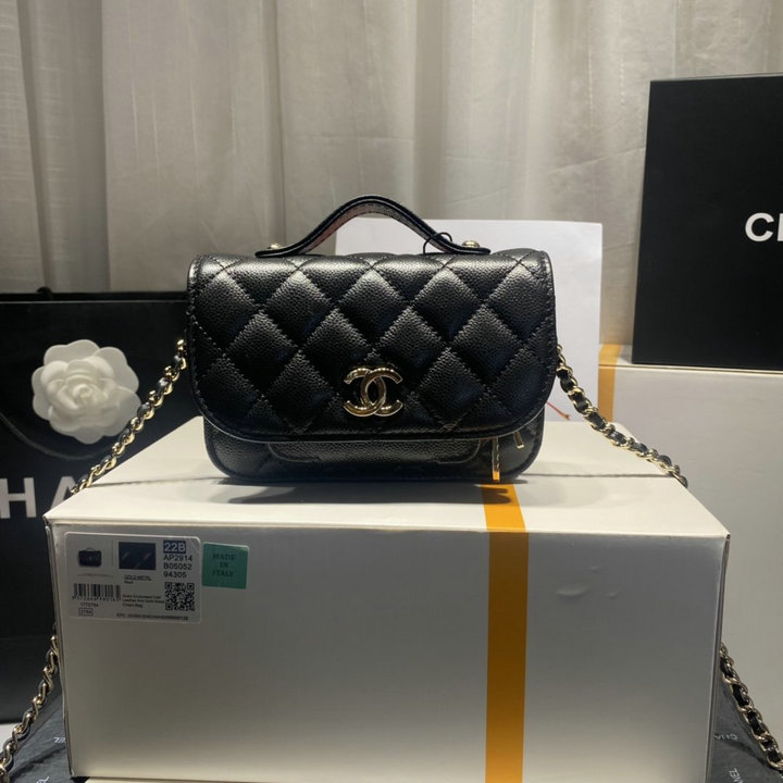 シャネル CHANEL CC-CH2914LJBK　2022年最新入荷 チェーン クラッチ ミニ トートバッグ 斜め掛け ショルダーバッグ クロスボディバッグ レディースかばん