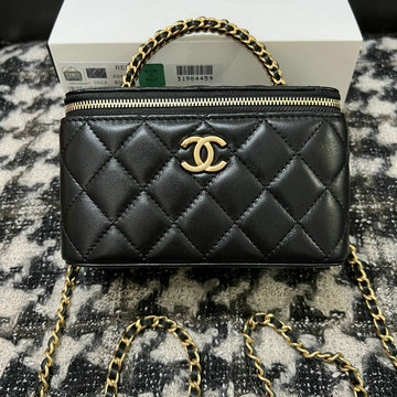シャネル CHANEL CC-CH3012BK　2022年最新入荷 ヴァニティー ケース トートバッグ ハンドバッグ 斜め掛け ショルダーバッグ クロスボディバッグ レディースかばん 化粧かばん