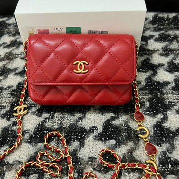 シャネル CHANEL CC-CH2938RD　2022年最新入荷 ベルト バッグ チェーンポーチ 斜め掛け ショルダーバッグ クロスボディバッグ レディースかばん