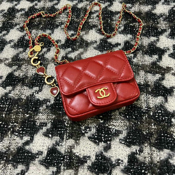 シャネル CHANEL CC-CH3037RD　2022年最新入荷 ベルト バッグ チェーンポーチ 斜め掛け ショルダーバッグ クロスボディバッグ レディースかばん