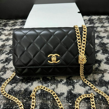 シャネル CHANEL CC-CH3043BK　2022年最新入荷 チェーンウォレット 斜め掛け ショルダーバッグ クロスボディバッグ レディースかばん