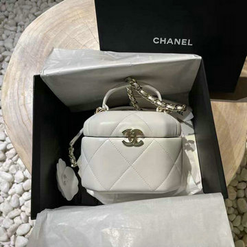 シャネル CHANEL CC-CH3357YBK　2022年最新入荷 スモール ヴァニティー ケース トップハンドルバッグ 2way ショルダーバッグ クロスボディバッグ 化粧かばん