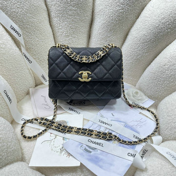 シャネル CHANEL CC-CH3580QBK　2022年最新入荷 フラップバッグ 斜め掛け ショルダーバッグ レディースかばん カーフレザー