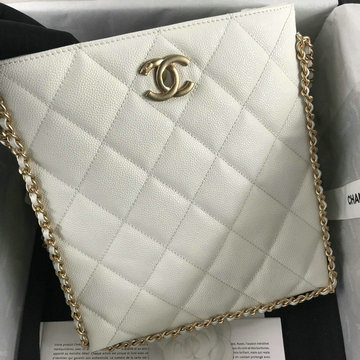 シャネル CHANEL CC-CH3470BS　2022年最新入荷 スモール ショッピングバッグ 斜め掛け ショルダーバッグ クロスボディバッグ レディースかばん グレインド カーフスキン