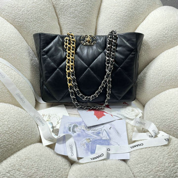 シャネル CHANEL CC-CH3660BK　2022年最新入荷 CHANEL 19 ショッピング バッグ トートバッグ ハンドバッグ 肩掛け ショルダーバッグ クロスボディバッグ レディースかばん