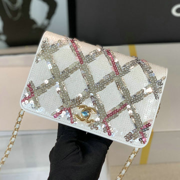 シャネル CHANEL CC-CH33814XBS　2022年最新入荷 クラシック チェーンウォレット 斜めがけ ショルダーバッグ フラップバッグ