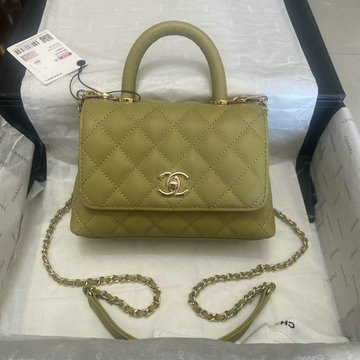 シャネル CHANEL CC-CH92994GQJYL　2022年最新入荷 トップハンドル ミニ フラップ バッグ トートバッグ ハンドバッグ 2way ショルダーバッグ クロスボディ キャビアスキン