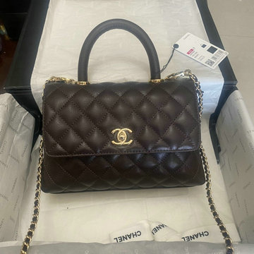 シャネル CHANEL CC-CH92993GQJSK　2022年最新入荷 トップハンドル ミニ フラップ バッグ トートバッグ ハンドバッグ 2way ショルダーバッグ クロスボディ キャビアスキン