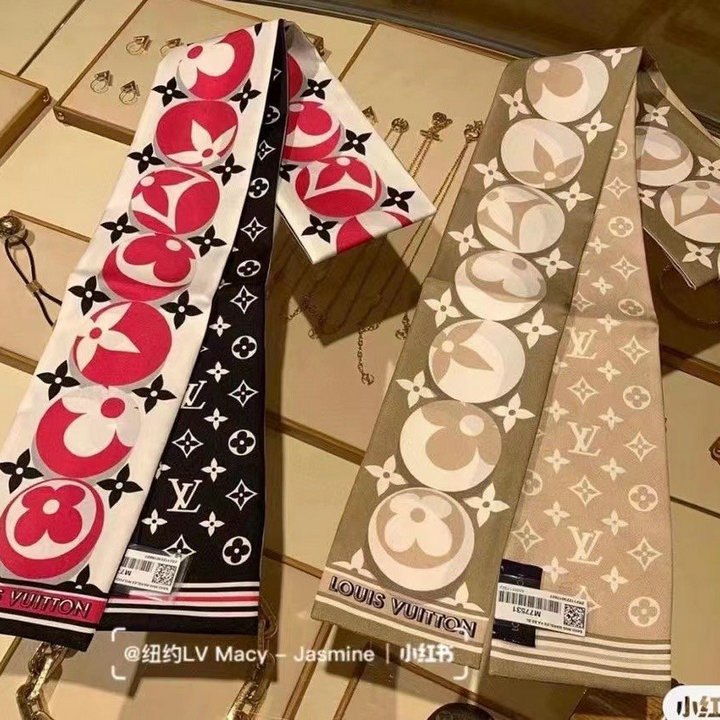 商品名称：ルイヴィトン LOUISVUITTON AN-FDLV22015　2022年最新入荷 ツイリー ミッツァ スカーフ シルク バンドゥ マフラー ヘアバンド バッグバンド