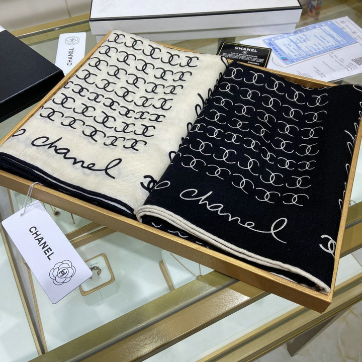 シャネル CHANEL AN-WJCH22019　2022年最新入荷 スクエアスカーフ マフラー ストール ショール カシミヤ