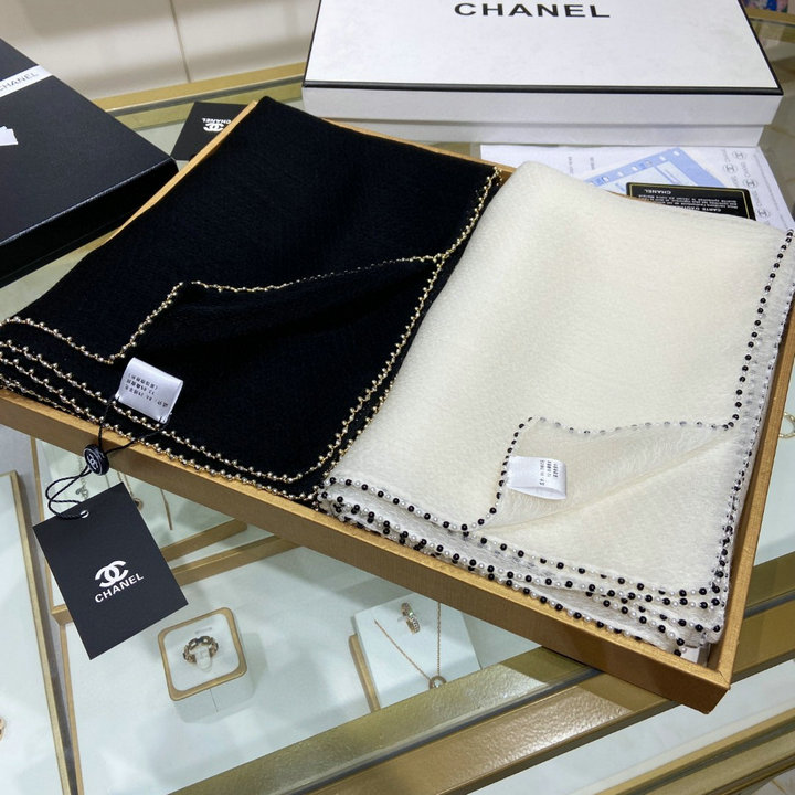 シャネル CHANEL AN-WJCH22022　2022年最新入荷 ロングスカーフ マフラー ストール ショール ウール