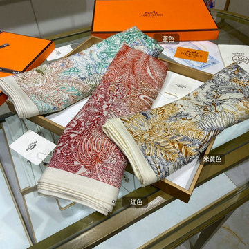 エルメス HERMES AN-WJHE22027　2022年最新入荷 スクエアスカーフ マフラー ストール ショール カシミヤ