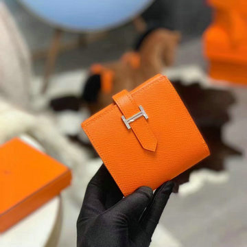 エルメス HERMES 063-HES22001SCS　2022年最新入荷 ベアン 三つ折り短財布 ショートウォレット ヴォーエプソン