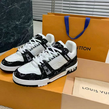 ルイヴィトン LOUISVUITTON MS-LVJ22042　2022年最新入荷 LV トレイナー ライン スニーカー レースアップシューズ カジュアルシューズ スポーツシューズ 靴