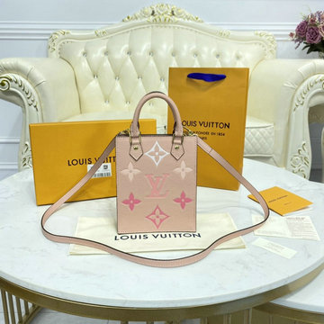 ルイヴィトン LOUISVUITTON 057-M80449F 2021年最新入荷 プティット サックプラ トップハンドルバッグ トートバッグ 2way ショルダーバッグ