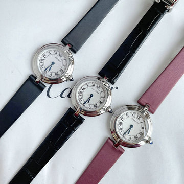 カルティエ CARTIER ZX-CAT22009WY　2022年最新入荷 VERMEIL レディース ウォッチ 女性用 腕時計 時計 本革ベルト クォーツムーブメント