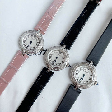 カルティエ CARTIER ZX-CAT22009ZY　2022年最新入荷 VERMEIL レディース ウォッチ 女性用 腕時計 時計 本革ベルト クォーツムーブメント