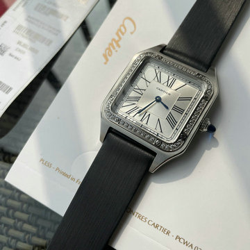 商品名称：カルティエ CARTIER ZX-CAT22011ZY　2022年最新入荷 サントス-デュモン ウィメンズ ウォッチ 女性用 腕時計 レディース 時計 本革ベルト クォーツムーブメント
