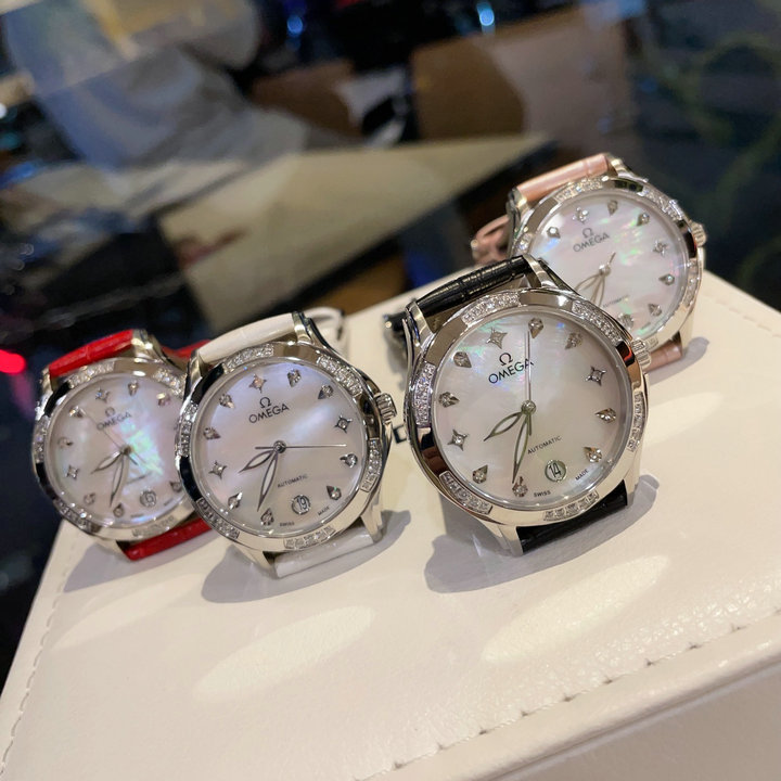 オメガ OMEGA ZX-OMT22040PY　2022年最新入荷 ウォッチ ウィメンズ 腕時計 レディース 時計 女性用 クォーツムーブメント 本革ベルト