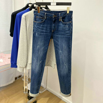 商品名称：グッチ GUCCI JS-KQGG22011　2022年最新入荷 ストレートフィット ポケットディテール デニム ジーンズ カジュアル デニムズボン スラックスパンツ カジュアル トラウザー