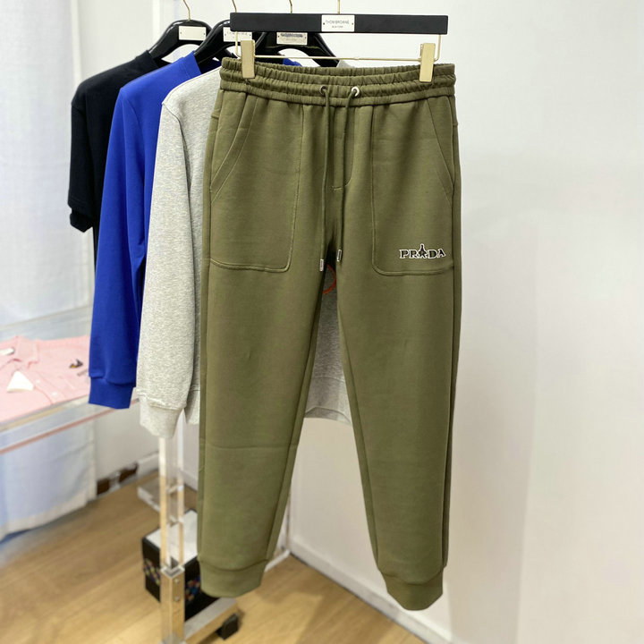 商品名称：プラダ PRADA JS-KQPD22009　2022年最新入荷 スポーツパンツ スウェットパンツ ジョギングズボン 伸縮性のあるウエストバンド パンツ カジュアル トラウザー