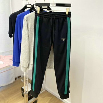 商品名称：プラダ PRADA JS-KQPD22010　2022年最新入荷 スポーツパンツ スウェットパンツ ジョギングズボン 伸縮性のあるウエストバンド パンツ カジュアル トラウザー