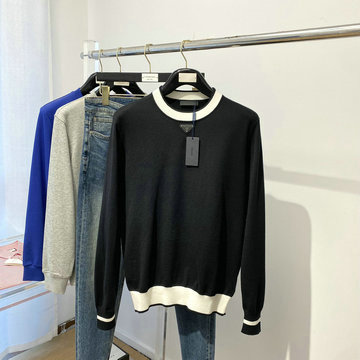 商品名称：プラダ PRADA JS-MYPD22001　2022年秋冬最新入荷 ロングスリーブ ウールセーター クルーネック ウールニット カジュアル セーター トップス