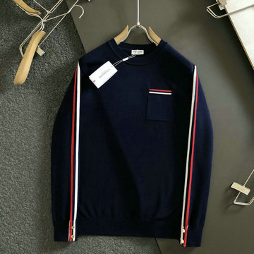 商品名称：トム ブラウン Thom Browne JS-MYTB22005　2022年秋冬最新入荷 ロングスリーブ ウールセーター クルーネック ウールニット カジュアル セーター トップス