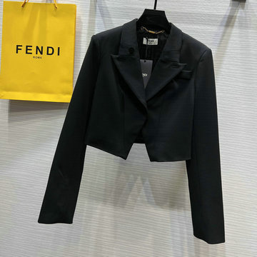 商品名称：フェンディ FENDI JS-WTFD22002　2022年秋冬最新入荷 ショートテーラードジャケット ロングスリーブ レディースコート ボタン開閉式 ジャケット トップスコート