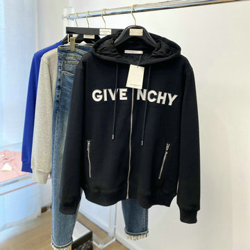 商品名称：ジバンシー GIVENCHY JS-WTGV22001　2022年秋冬最新入荷 ロングスリーブ スウェットシャツ フーデッドジャケット ファスナー開閉式 パーカー トップスコート