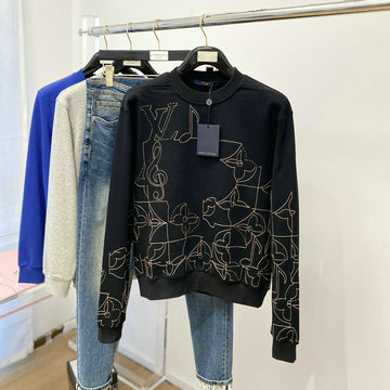 商品名称：ルイヴィトン LOUISVUITTON JS-WYLV22031　2022年秋冬最新入荷 パーカー スウェットシャツ ロングスリーブ トップス 長袖 クルーネック カジュアル シャツ