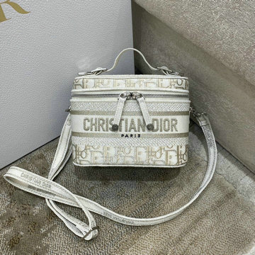クリスチャンディオール CHRISTIAN DIOR 99-CD9039BBX　2022最新入荷 化粧箱 ヴァニティーケース トートバッグ オブリーク エンブロイダリー