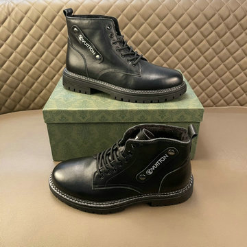 商品名称：ルイヴィトン LOUISVUITTON MS-LVJ22012　2022年最新入荷 ショートブーツ マーティンブーツ レースアップシューズ カジュアルシューズ メンズシューズ